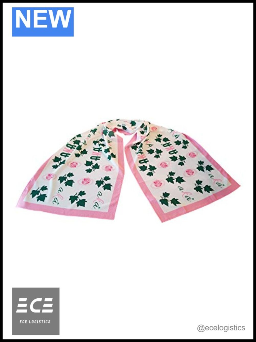 Chiffon Scarf Long 62-Inch Light Elegant Sorority Paraphernalia